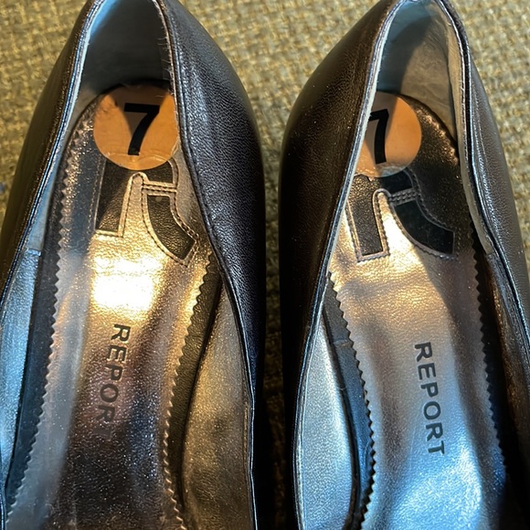 Report Black Wedge Heels (sz 7) - Picture 6 of 12